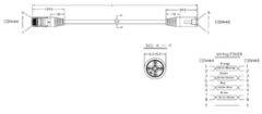 Hyperline PC-LPM-STP-RJ45-RJ45-C5e-1M-LSZH-OR