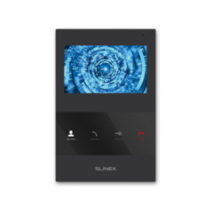 Монитор видеодомофона с памятью Slinex SQ-04M Black