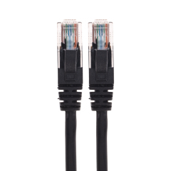 Патч-корд U/UTP, CAT 6, RJ45-RJ45, 26AWG, LSZH, черный, 2м REXANT (02-0292-2)