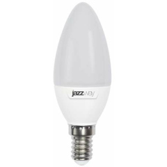 Лампа светодиодная Лампа светодиодная PLED-SP C37 9Вт свеча 3000К тепл. бел. E14 820лм 230В JazzWay 2859457A