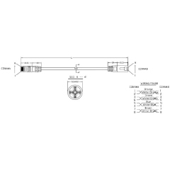 Hyperline PC-LPM-UTP-RJ45-RJ45-C5e-1.5M-LSZH-YL