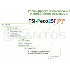 IP-камера  Tantos TSi-Peco25F