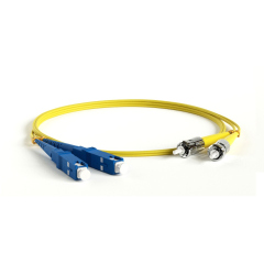 Патч-корды оптические Hyperline FC-D2-9-SC/UR-ST/UR-H-5M-LSZH-YL