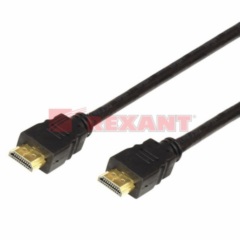 Соединительные кабели REXANT Шнур HDMI-HDMI gold 3М с фильтрами (17-6205)