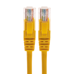 Патч-корд U/UTP, CAT 5e, RJ45-RJ45, 26AWG, LSZH, желтый, 1,5м  REXANT (02-0105-105)