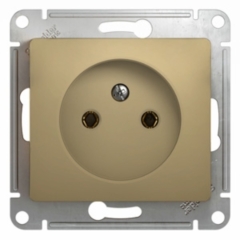 Schneider Electric Glossa Титан Розетка без заземления (GSL000441)