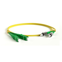 Патч-корды оптические Hyperline FC-D2-9-SC/AR-ST/AR-H-2M-LSZH-YL