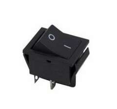 Переключатель кнопочный миниатюрный Выключатель клавишный 250В 15А (4с) ON-OFF черн. (RWB-501 SC-767) Rexant 36-2310