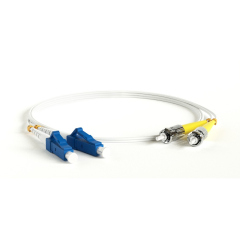 Патч-корды оптические Hyperline FC-D2-9A1-LC/UR-ST/UR-H-3M-LSZH-WH