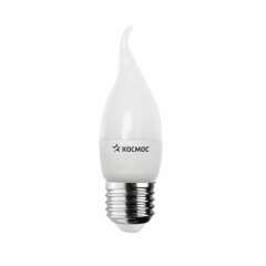 Лампа светодиодная Лампа светодиодная CW 5Вт свеча на ветру 4500К бел. E27 440лм 220-240В КОСМОС Lksm_LED5wCWE2745