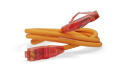 Hyperline PC-LPM-UTP-RJ45-RJ45-C5e-0.3M-LSZH-OR