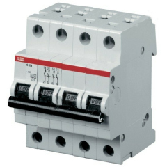 Выключатель автоматический модульный ABB SH204L Автоматический выключатель 4P 16А (C) 4,5kA (2CDS244001R0164)