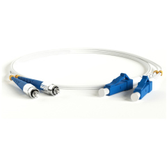 Hyperline FC-D2-9A1-FC/UR-LC/UR-H-1M-LSZH-WH