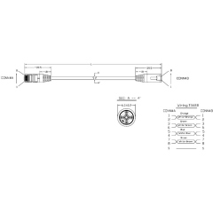 Hyperline PC-LPM-STP-RJ45-RJ45-C5e-0.5M-LSZH-BK