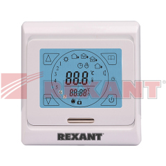 Термостаты REXANT Терморегулятор сенсорный с автоматическим программированием (R91XT) (51-0533)