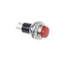 Кнопка нажимная в сборе Выключатель-кнопка металл 220В 2А (2с) (ON)-OFF d10.2 красн. Mini (RWD-213) Rexant 36-3331