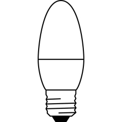Лампа светодиодная LED Value LVCLB60 7SW/865 230В E27 10х1 RU OSRAM 4058075579507