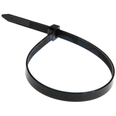 Хомут кабельный (стяжка) REXANT Хомут широкий nylon 8.0 х 300 мм 100 шт черный (07-0303)