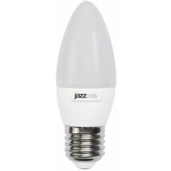 Лампа светодиодная Лампа светодиодная PLED-SP C37 7Вт свеча 3000К тепл. бел. E27 530лм 230В JazzWay 1027825-2