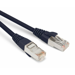 Патч-корды медные Hyperline PC-LPM-STP-RJ45-RJ45-C5e-0.5M-LSZH-BK