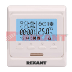 Термостаты REXANT Терморегулятор с дисплеем и автоматическим программированием (R51XT) (51-0532)