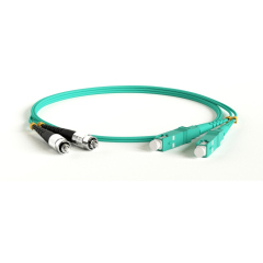 Патч-корды оптические Hyperline FC-D2-503-FC/PR-SC/PR-H-2M-LSZH-AQ