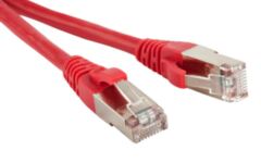 Патч-корды медные Hyperline PC-LPM-STP-RJ45-RJ45-C6-15M-LSZH-RD